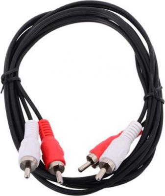 Кабель соединительный 2xRCA (M) - 2xRCA (M) черный 2m, Telecom <TAV7158-2M – фото 4