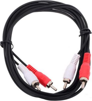 Кабель соединительный 2xRCA (M) - 2xRCA (M) черный 2m, Telecom <TAV7158-2M – фото 8