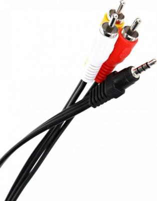 Кабель соединительный 3.5 Jack (M)/3 RCA (M) Telecom <TAV4545-1.5M