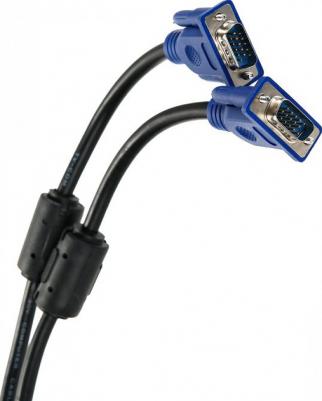 Кабель соединительный SVGA 10m 2 фильтра TV-COM <QCG120H-10M/QCG341AD-10M – фото 1