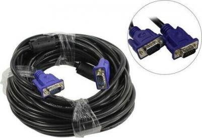Кабель соединительный SVGA 10m 2 фильтра TV-COM <QCG120H-10M/QCG341AD-10M