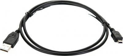 Кабель USB 2.0 miniUSB 1м Telecom TC6911BK-1.0M круглый черный – фото 4