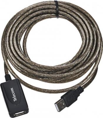 Кабель USB2.0-repeater, удлинительный активный <Am--Af 5м, Telecom <TUS7049-5M – фото 1