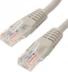 Патч-корд литой "Telecom" UTP кат.5е 1,0м серый <NA102-1M> – фото 1