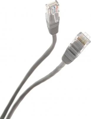 Патч-корд UTP 5e категории 5м серый CCA PVC Telecom NA102