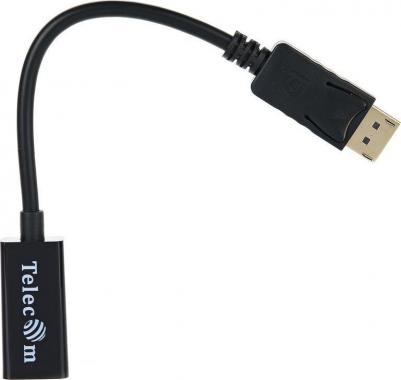 Переходник DisplayPort-HDMI, M-F Black (TA553) – фото 1