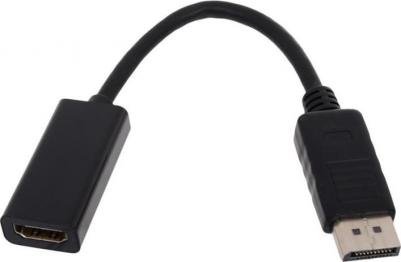 Переходник DisplayPort-HDMI, M-F Black (TA553) – фото 5