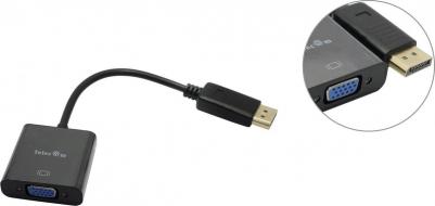 Переходник DisplayPort Telecom TA552 круглый черный