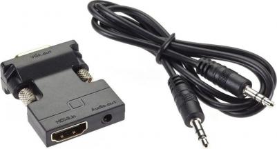 Переходник HDMI(F) --> VGA(M)+audio,1080*60Hz, <CA336A> – фото 5