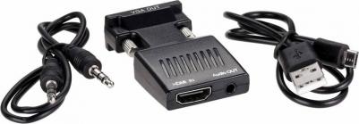 Переходник HDMI(F) --> VGA(M)+audio,1080*60Hz, <CA336A> – фото 10