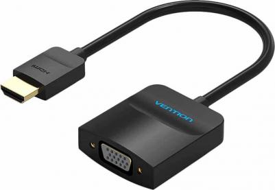 Адаптер HDMI-VGA, M-F Black (ACHBB) – фото 3
