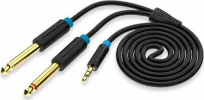 Aux кабель Jack 3.5 -Jack 6.35 2 штекера Моно 2 метра переходник для акустических систем к ПК, смартфону, к машине. арт. BACBH – фото 5