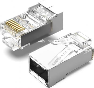 Инструмент Коннектор RJ45, FTP, cat. 6, под витую пару, экранированный – фото 2
