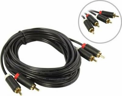 Кабель 2x RCA - 2x RCA вилка-вилка 3м (BCMBI) – фото 2