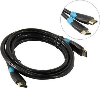 Кабель аудио-видео AACBG, HDMI (m) - HDMI (m), 1.5м, GOLD, черный
