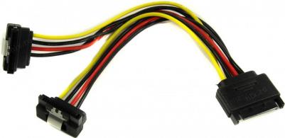 Кабель SATA - 2xSATA KDBBB угол 90 – фото 1