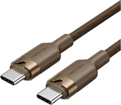 Кабель TRIJF, USB Type-C (m) - USB Type-C (m), 1м, бронзовый – фото 2