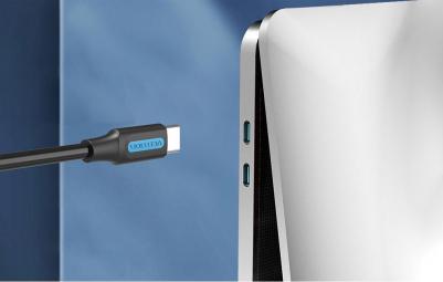 Кабель USB Type-C-USB Type-C, быстрая зарядка, 5А, 100 Вт, 50 см, черный – фото 1