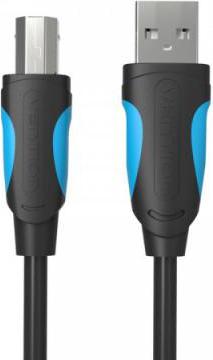 Кабель USB2.0 VAS-A16-B100, USB 2.0 A(m) - USB B(m), круглое, 1м – фото 1
