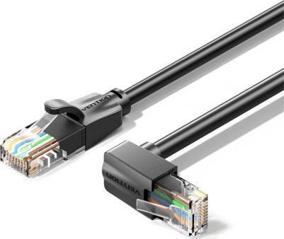 Патч-корд IBWBJ литой, U/FTP, кат.6, 5м, 4 пары, 26AWG, медь бескислородная, многожильный, черный