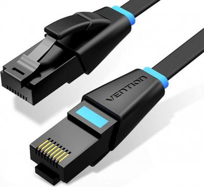 Патч-корд UTP 8м (IBJBK) категория 6 черный плоский – фото 5