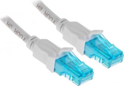 Патч-корд VAP-A10-S1000 литой, U/FTP, кат.5E, 10м, 4 пары, 26AWG, медь бескислородная, многожильный, серый