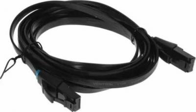 Сетевой кабель UTP cat.6 RJ45 3m Black IBJBI