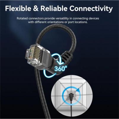 Сетевой кабель UTP cat.6a RJ45 3m Black IBOBI – фото 5