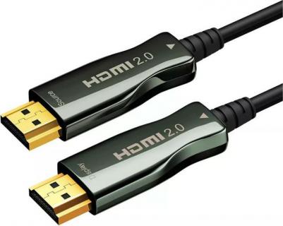 Кабель HDMI 40м AOC-HM-HM-40M круглый черный – фото 1