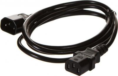 Кабель IEC 320 C13 - IEC 320 C14 IEC 320 C13 м (CAC6-C13-C14-1.8M)