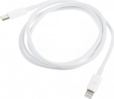 Кабель Type-C/Lightning 100см MFI, 3A, 18W PD Материал оплетки TPE белый – фото 4