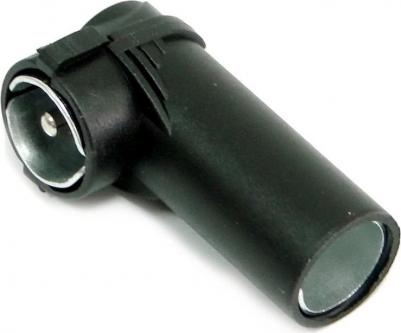 Антенный переходник для Alpine, Blaupunkt, а так же для множества штатных и не штатных аудио систем, загнутый.DIN-> ISO Подходит так же для множества