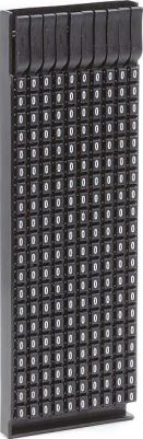 Маркер для кабеля 0.5-1.5мм символ "0" (уп.200шт) MKF0S1 – фото 2