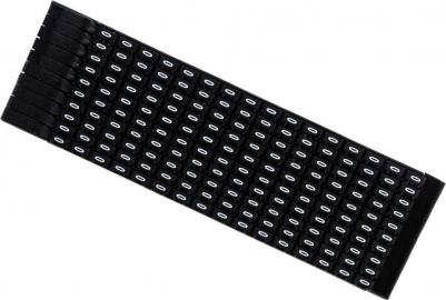 Маркер для кабеля сечением 4-6 мм, символ 0, 8221, 160шт MKF0S3