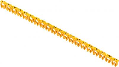 Маркер открытого типа KE 4-6мм2 символ "D", цена за 1 упак