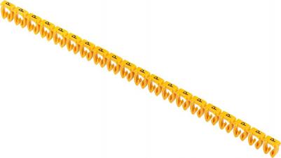 Маркер открытого типа KE 4-6мм2 символ "P", цена за 1 упак