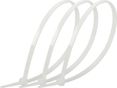 NO-225-163 Кабельная стяжка NO-225-163 нейлоновая 4.8 х 500 мм белая, цена за 1 шт – фото 1