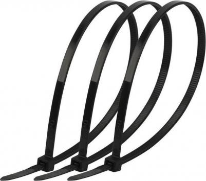 NO-225-193 Кабельная стяжка NO-225-193 нейлоновая 7.6 х 500 мм чёрная, цена за 1 шт – фото 1