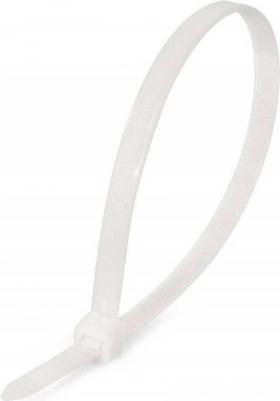 Нейлоновые стяжки КСС 9x1220 мм, белый, 100 шт. 89900 предназначены для крепежа и соединения в жгут кабелей и проводов. Материал: нейлон 6.6 – фото 1