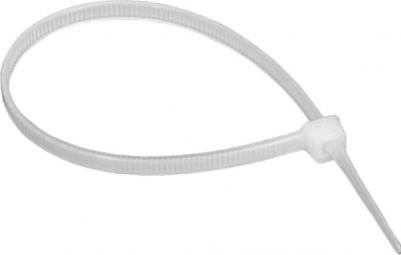 Хомут нейлоновый GNC-90-500-W, 9,0x500мм, 100 шт, Белый, 1/25, цена за 1 упак