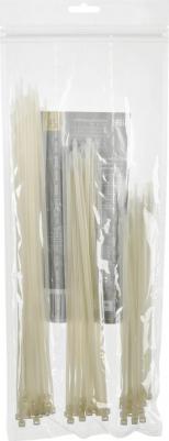 Набор хомутов 3,6х200; 3,6х250; 3,6х300 белые, цена за 1 упак