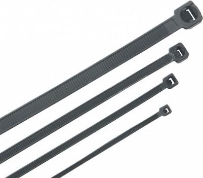 UHH33-D048-300-100-K02 Хомут морозостойкий Хкм 4,8х300мм черный UHH33-D048-300-100-K02 – фото 1