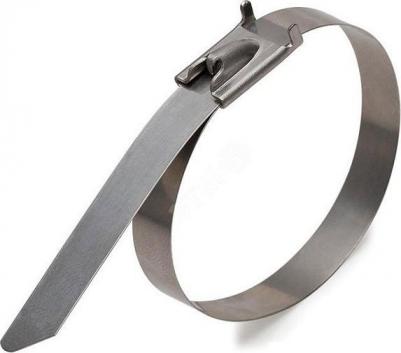 Хомут стальной 360x4,6мм (100 шт/уп), цена за 1 упак – фото 1