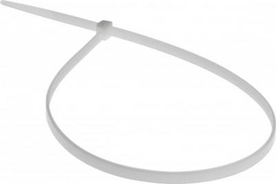 Хомут-стяжка кабельная нейлоновая 700x9,0мм, белая, цена за 1 упак – фото 1
