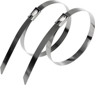 Хомуты сталь 7,9 х 400 мм (набор 50 шт.) 07-0410