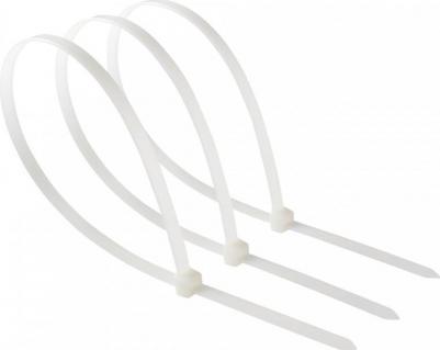 Хомут-стяжка 4,8х200 белый (нейлон) 100 шт - пакет /Zitar 144506