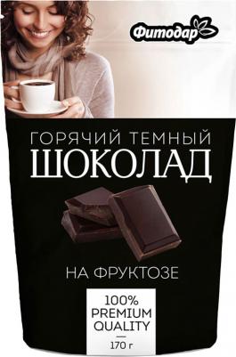 какао-напиток горячий шоколад темный на фруктозе, 170 г