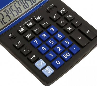 Настольный калькулятор EXTRA-12-BKBU – фото 6
