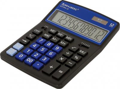 Настольный калькулятор EXTRA-12-BKBU – фото 7