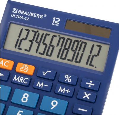 Настольный калькулятор ULTRA-12-BU – фото 11